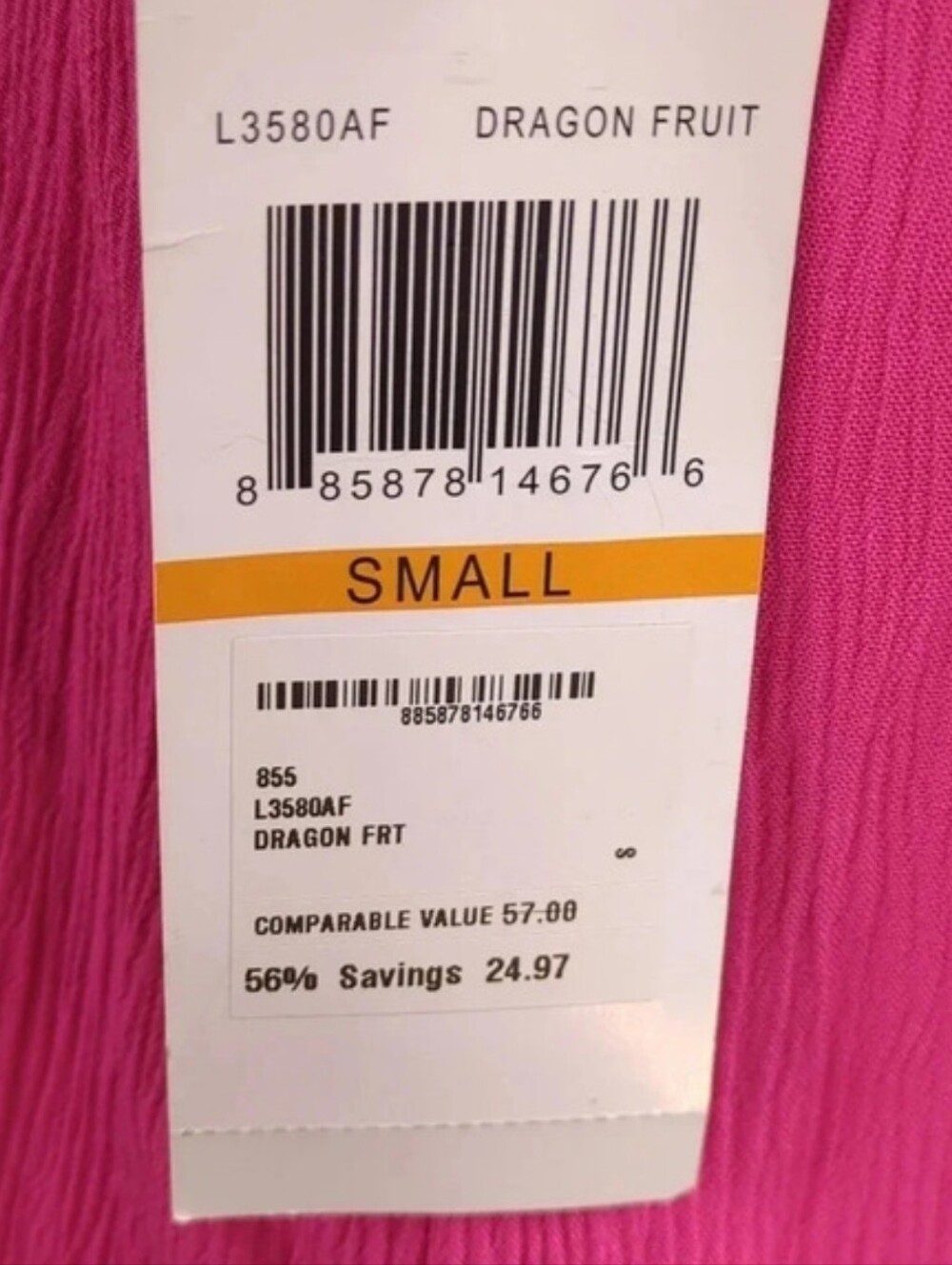 Nina Leonard Summer Swing Dress, "Dragonfruit" NWT - Picture 9 of 12